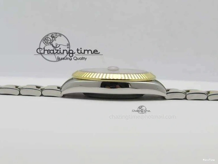 MiroTime 0415 Functional DateJust II 116333 SS YG 41mm EW Best Edition Gray Dial Roman Markers On SS Bracelet A 3823